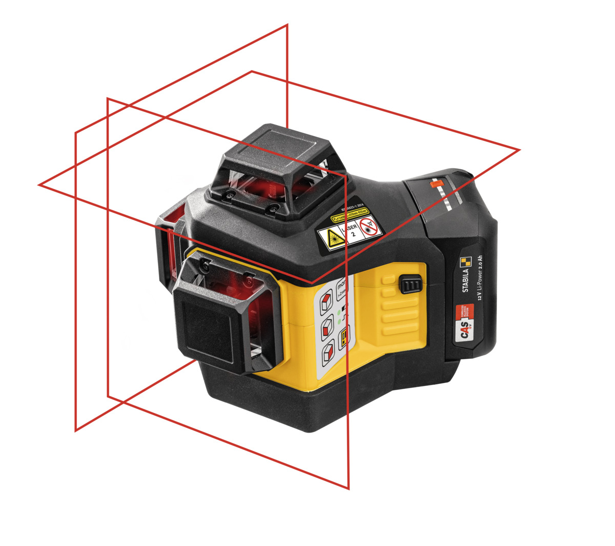 STABILA Multilinien-Laser LAX 600, 12-V-System, 7-teiliges Set, mit Akku und Ladegerät (EU) STABILA Multilinien-Laser LAX 600, 12-V-System, 7-teiliges Set, mit Akku und Ladegerät (EU)