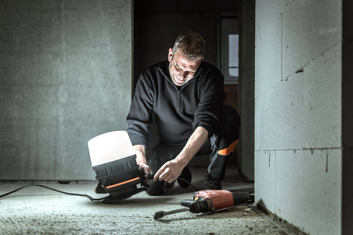 BRENNENSTUHL professionalLINE 360° LED Baustrahler ORUM 12050 M, IP54, 12600lm, 97W, 5m H07RN-F 3G1,5 BRENNENSTUHL professionalLINE 360° LED Baustrahler ORUM 12050 M, IP54, 12600lm, 97W, 5m H07RN-F 3G1,5