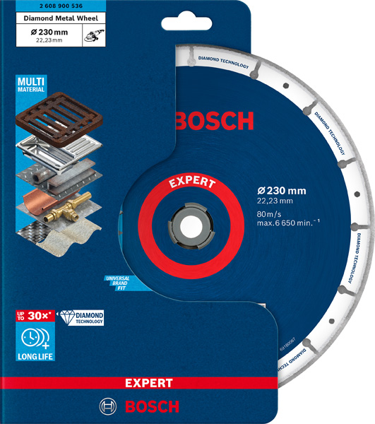 BOSCH EXPERT Diamond Metal Wheel Trennscheibe, 230 x 22,23 mm BOSCH EXPERT Diamond Metal Wheel Trennscheibe, 230 x 22,23 mm