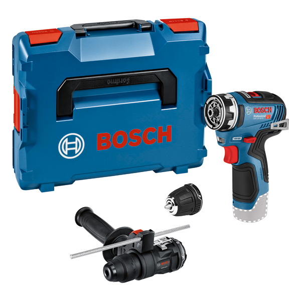 BOSCH Akku-Bohrschrauber GSR 12V-35 FC + GFA 12-H in L-BOXX BOSCH Akku-Bohrschrauber GSR 12V-35 FC + GFA 12-H in L-BOXX