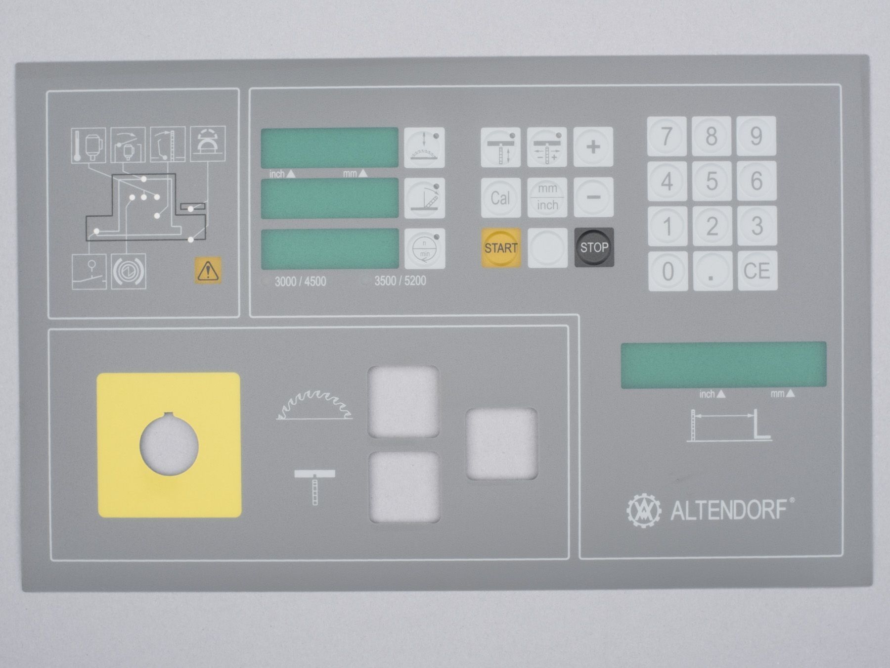 ALTENDORF Folie für Bedienpaneel F 45