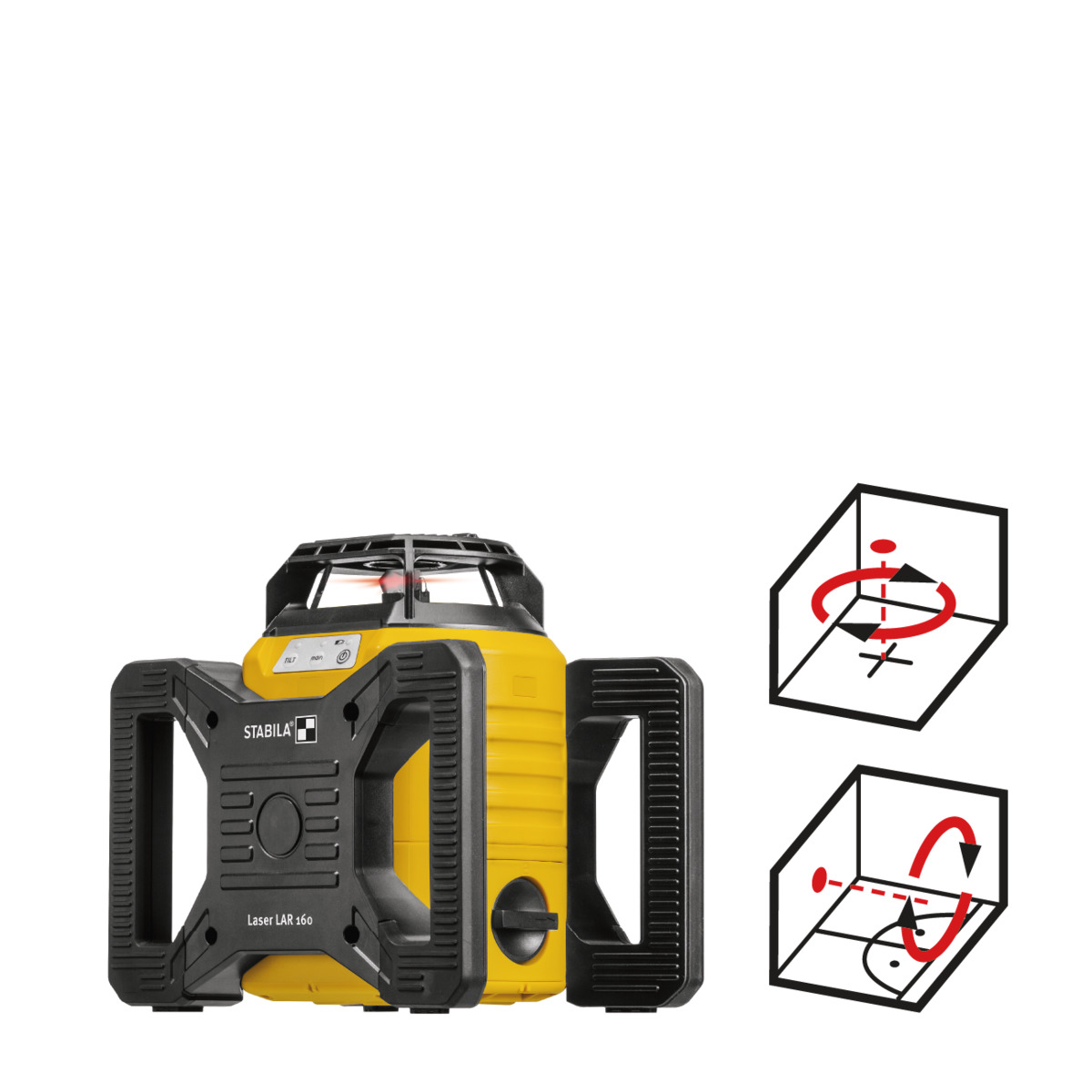STABILA Rotationslaser LAR 160, 7-teiliges Set STABILA Rotationslaser LAR 160, 7-teiliges Set