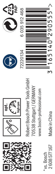 BOSCH Metallbohrer HSS-G, DIN 338