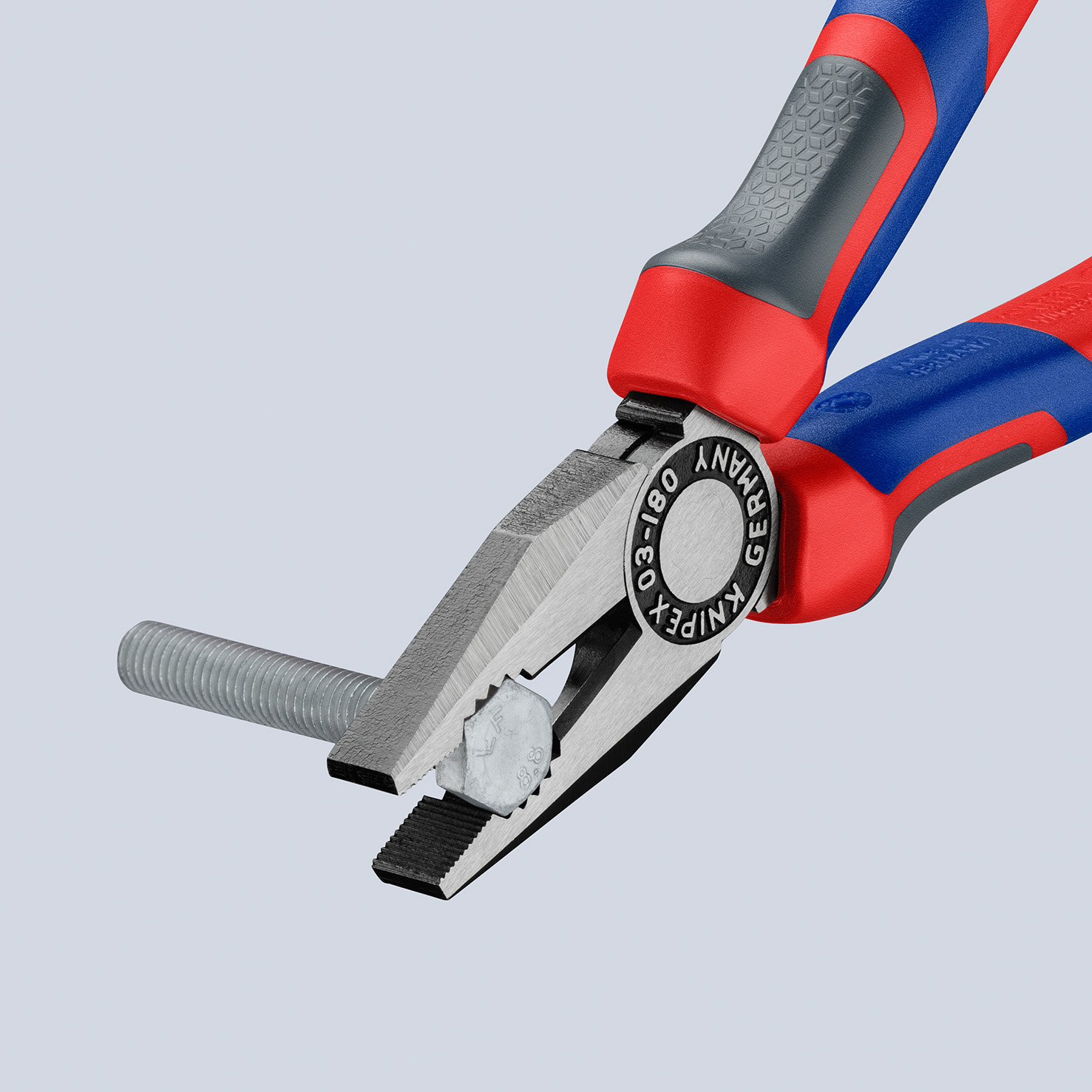 KNIPEX Kombizange schwarz atramentiert 180 mm