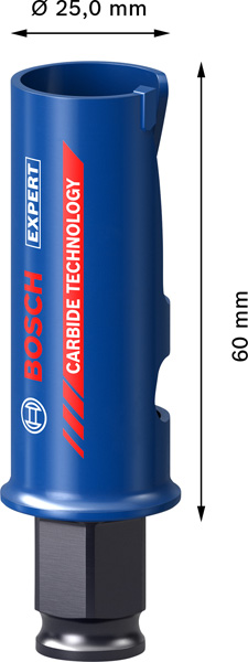 BOSCH EXPERT Construction Material Lochsäge, 25 x 60 mm BOSCH EXPERT Construction Material Lochsäge, 25 x 60 mm