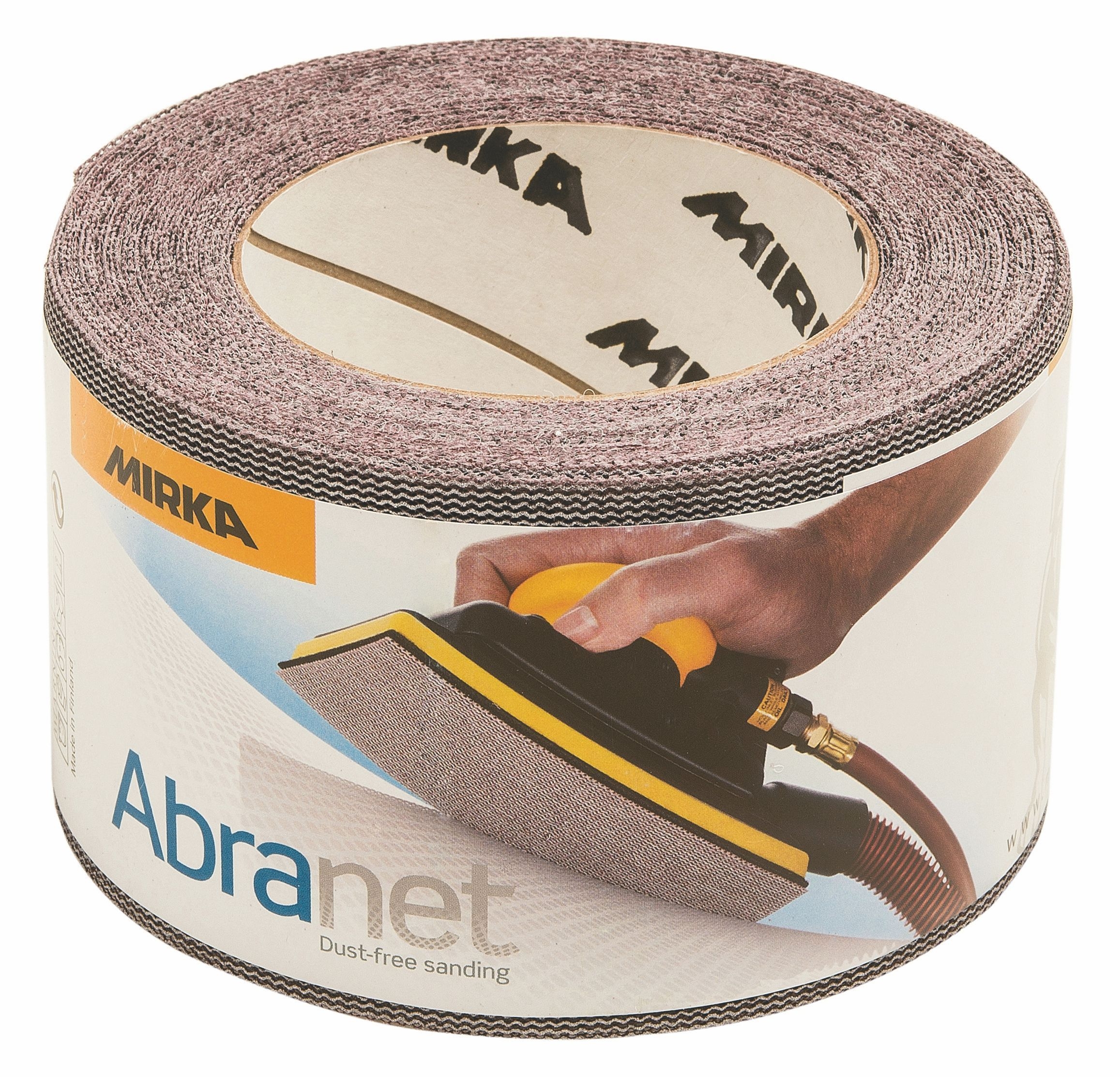 MIRKA ABRANET 75mm x 10m Grip Rolle P240 MIRKA ABRANET 75mm x 10m Grip Rolle P240