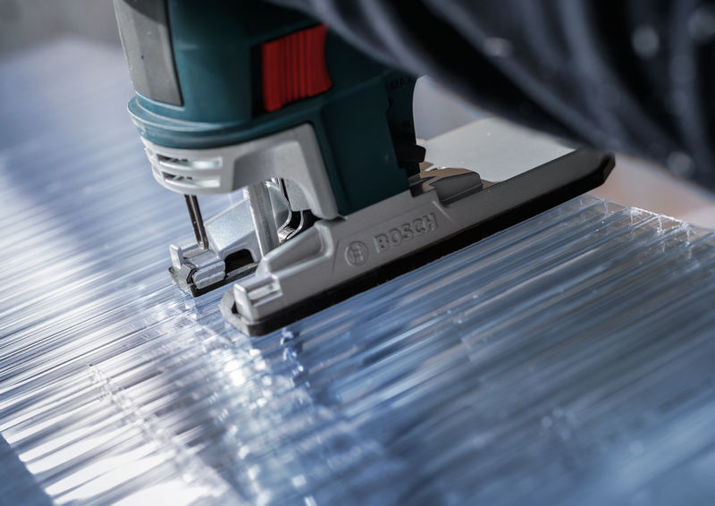 BOSCH PRO Plastics PC clean T101A Stichsägeblatt, 100 mm, 5-tlg. BOSCH PRO Plastics PC clean T101A Stichsägeblatt, 100 mm, 5-tlg.