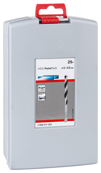 BOSCH HSS-Spiralbohrer-Set PointTeQ, 25-tlg., ProBox, 1-13 mm BOSCH HSS-Spiralbohrer-Set PointTeQ, 25-tlg., ProBox, 1-13 mm