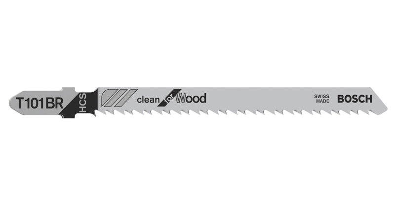 BOSCH Stichsägeblatt T 101 BR Clean for Wood, 5er-Pack BOSCH Stichsägeblatt T 101 BR Clean for Wood, 5er-Pack