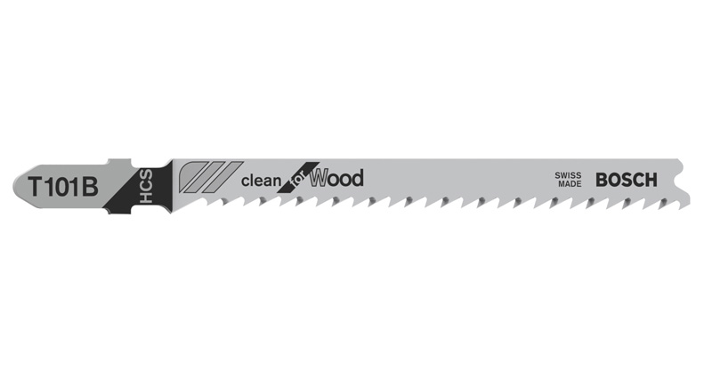 BOSCH Stichsägeblatt T 101 B Clean for Wood, 25er-Pack BOSCH Stichsägeblatt T 101 B Clean for Wood, 25er-Pack