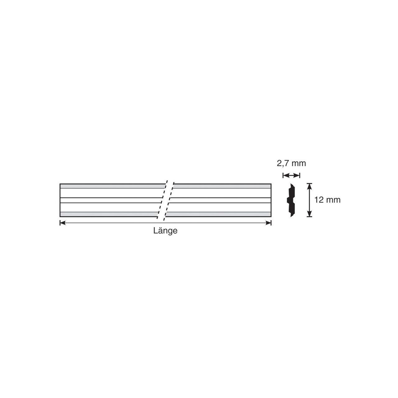 BRÜCK CENTROFIX-Wendemsser 530 mm HS