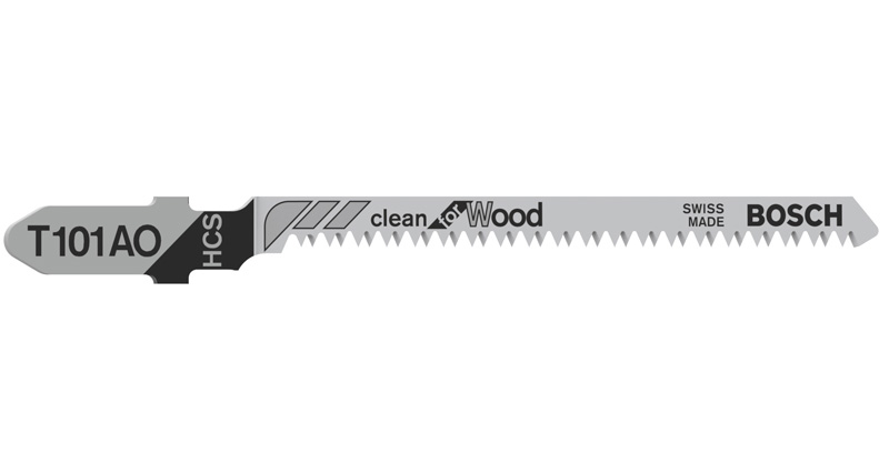 BOSCH Stichsägeblatt T 101 AO Clean for Wood, 5er-Pack BOSCH Stichsägeblatt T 101 AO Clean for Wood, 5er-Pack