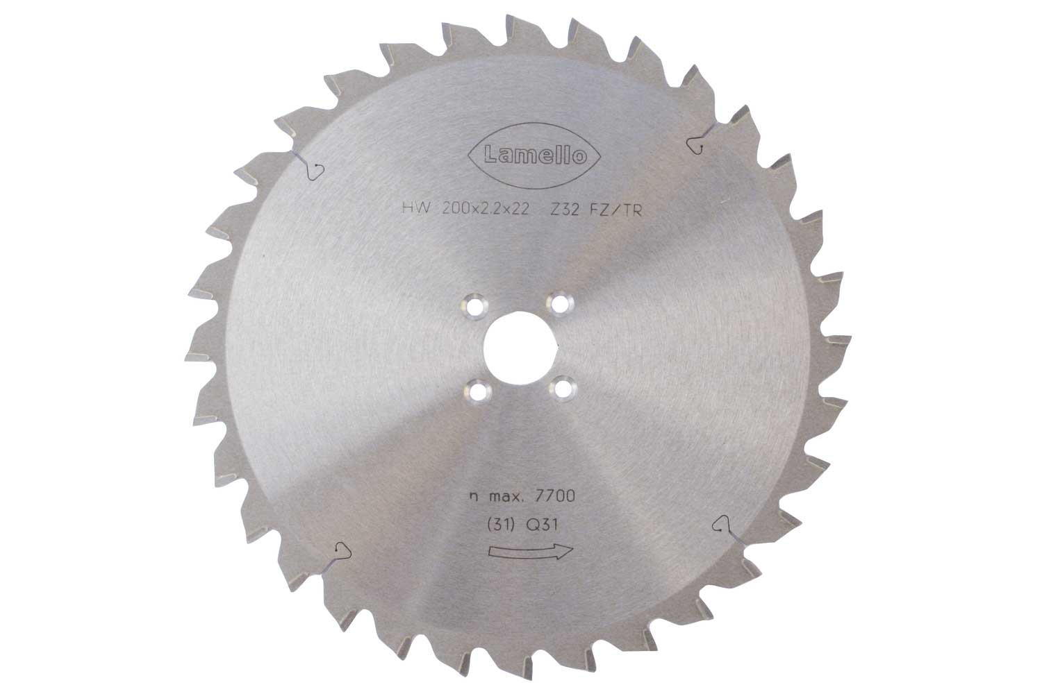 LAMELLO Tanga Delta Sägeblatt, HW, Ø200x2.2xØ22 mm, Z32, NL 4 LAMELLO Tanga Delta Sägeblatt, HW, Ø200x2.2xØ22 mm, Z32, NL 4