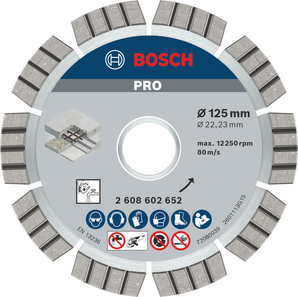 BOSCH Diamanttrennscheibe Best for Concrete BOSCH Diamanttrennscheibe Best for Concrete