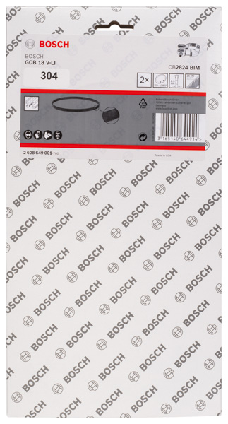 BOSCH Bandsägeblatt CB 2824 BIM, 24tpi, 2 Stk. BOSCH Bandsägeblatt CB 2824 BIM, 24tpi, 2 Stk.