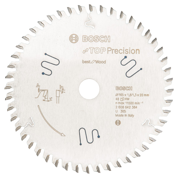 BOSCH Kreissägeblatt Top Precision Best for Wood BOSCH Kreissägeblatt Top Precision Best for Wood