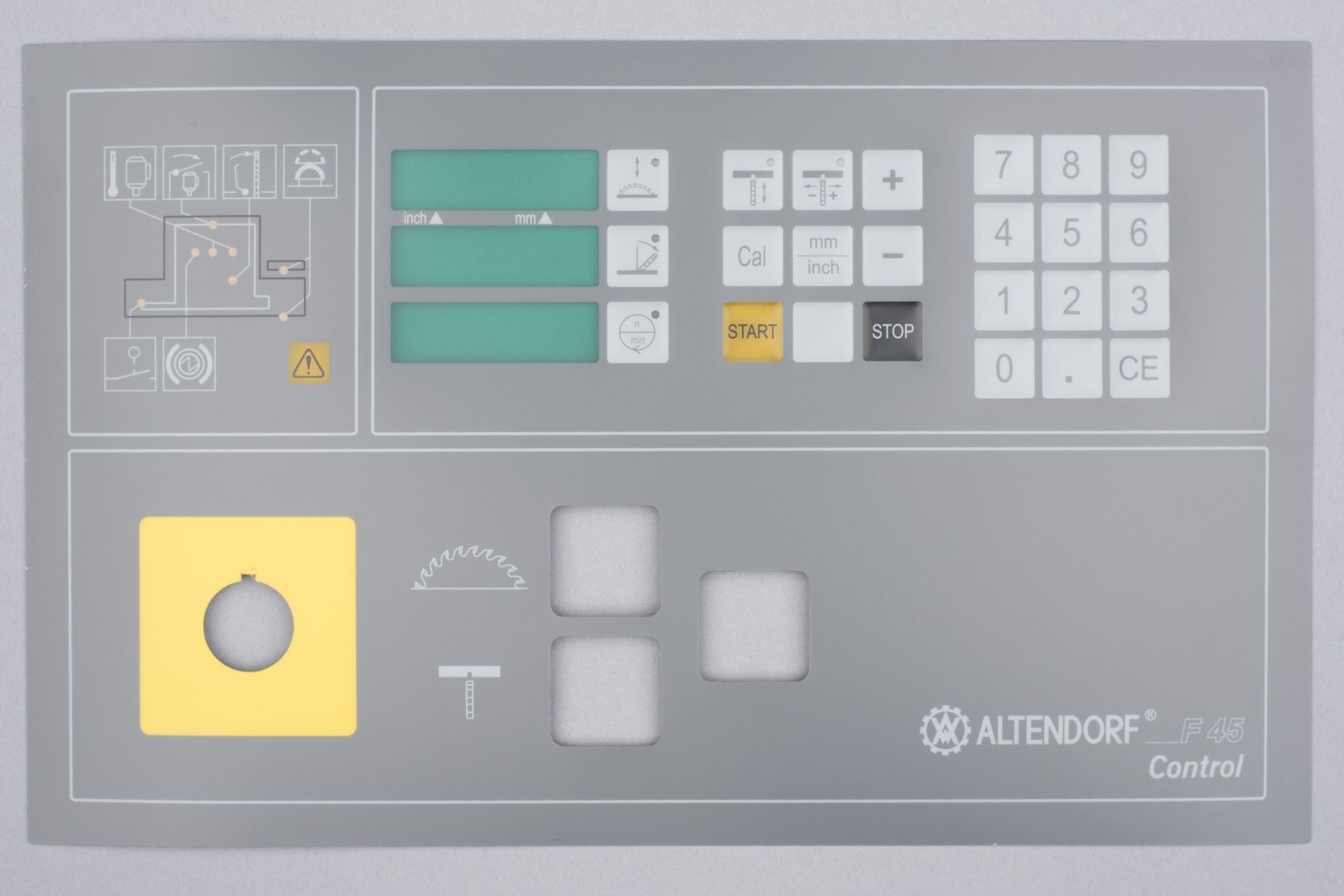 ALTENDORF Folie für Bedienpaneel F 45