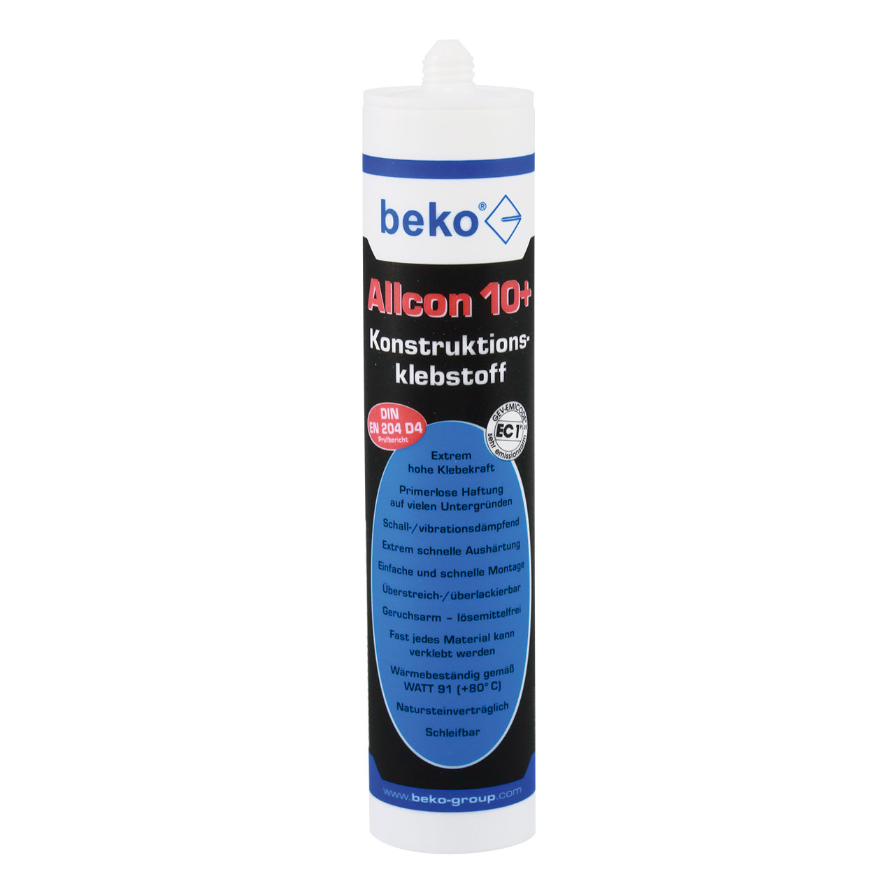 BEKO Allcon 10+ Konstruktionsklebstoff 310 ml BEKO Allcon 10+ Konstruktionsklebstoff 310 ml