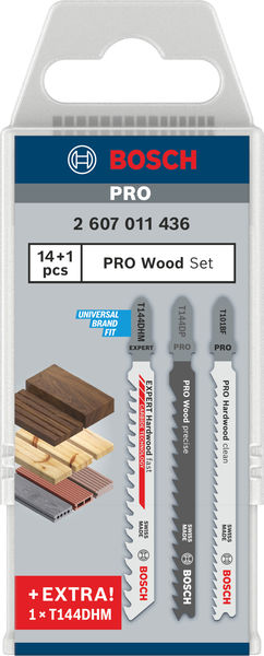 BOSCH PRO Wood Set, 15-tlg. BOSCH PRO Wood Set, 15-tlg.