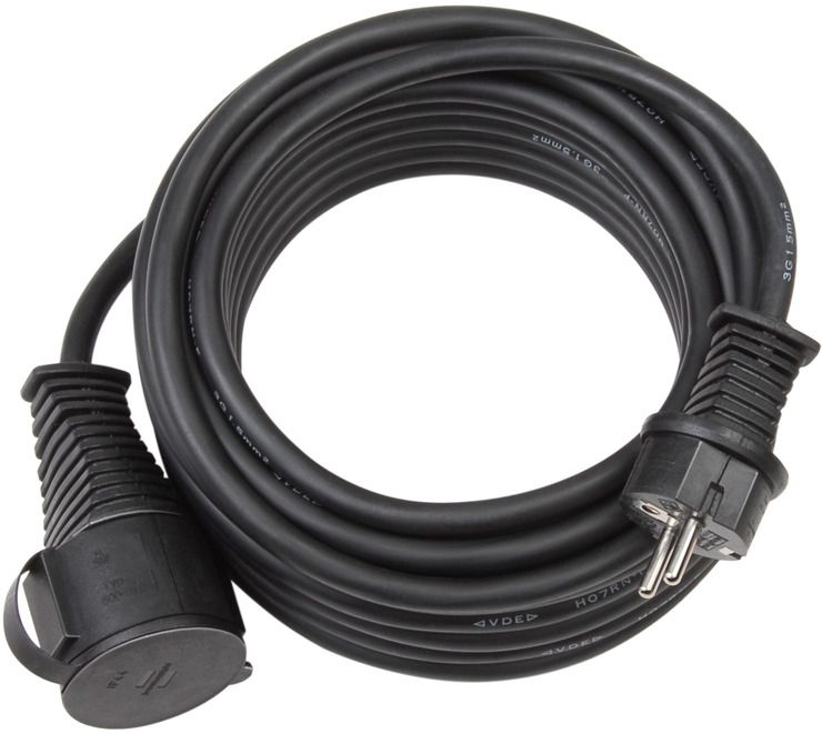 BRENNENSTUHL Baustellen-Verlängerungskabel IP44 10m H07RN-F 3G1,5 schwarz