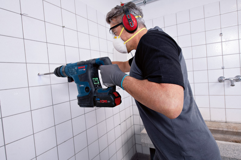 BOSCH Akku-Bohrhammer BITURBO mit SDS plus GBH 18V-34 CF BOSCH Akku-Bohrhammer BITURBO mit SDS plus GBH 18V-34 CF